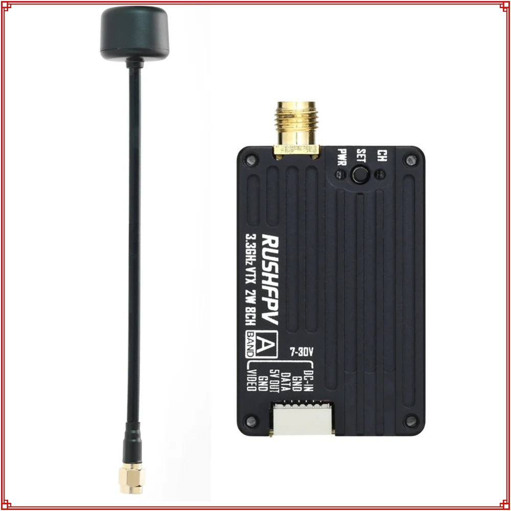 Fpv Drone Receiver - Nuevo Transmisor RUSHFPV 3.3G 2W VTX