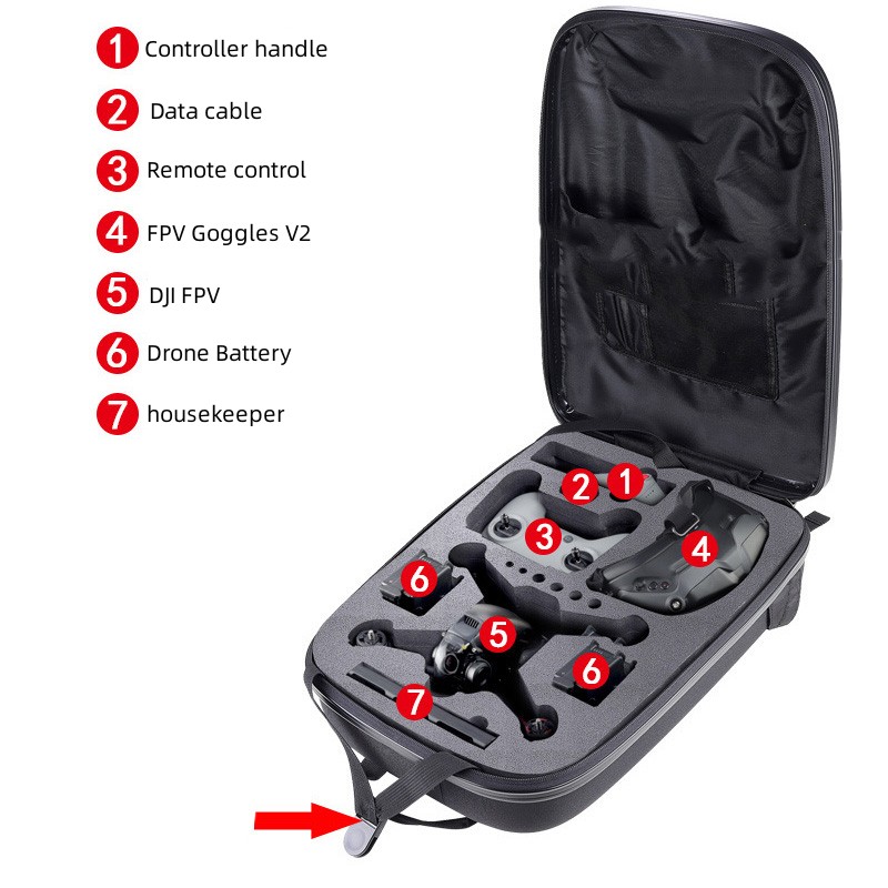 Mochila Estuche rígido con for - Fpv Drone Bag reseña y precio
