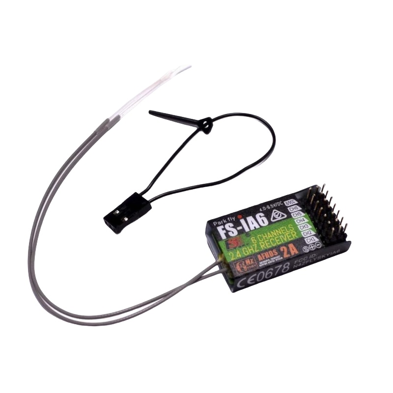 Receptor Flysky FS-IA6 6CH ant - Fpv Drone Battery reseña y precio