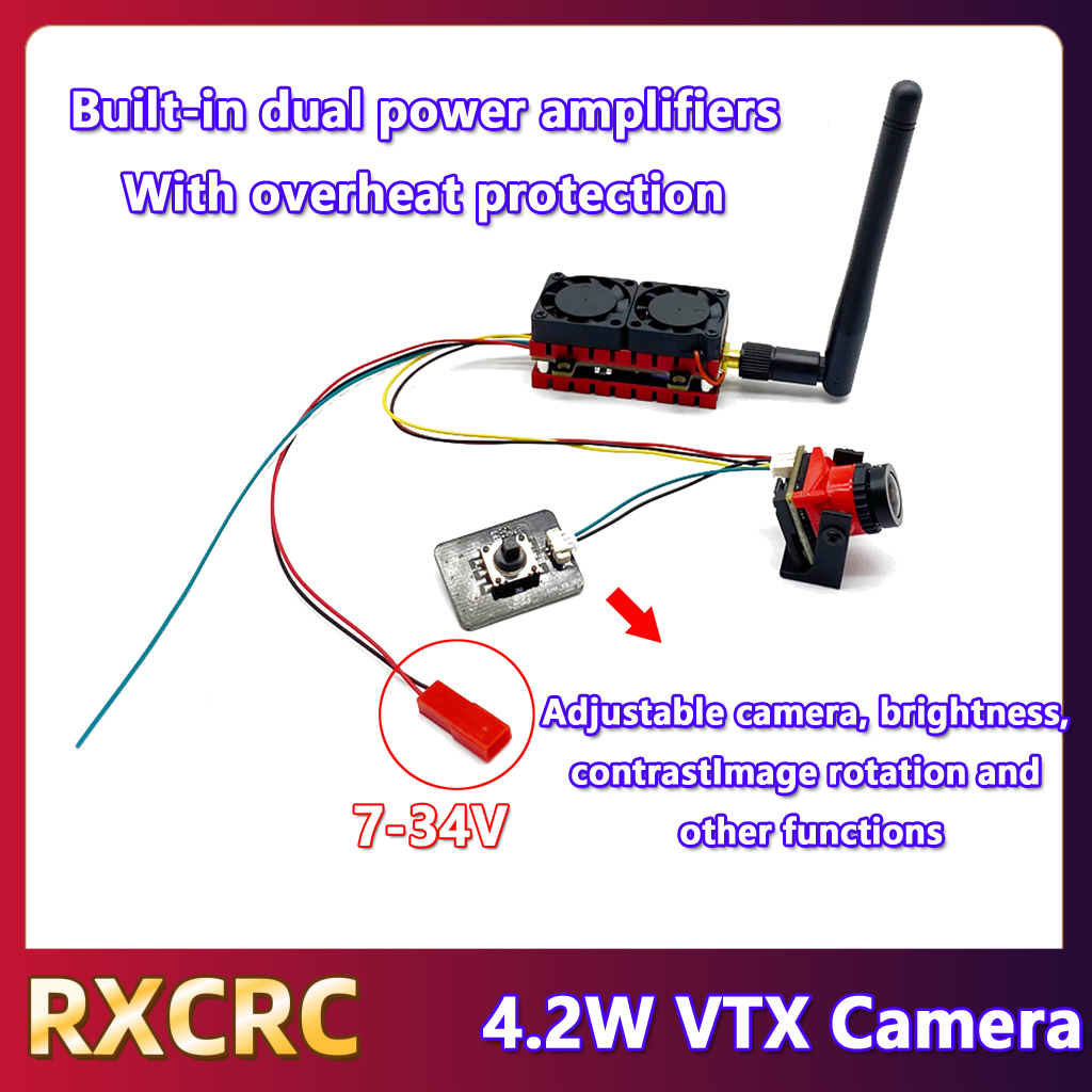 RXCRC 5,8G 48CH 4,2 W transmis - Fpv Drone Vtx reseña y precio
