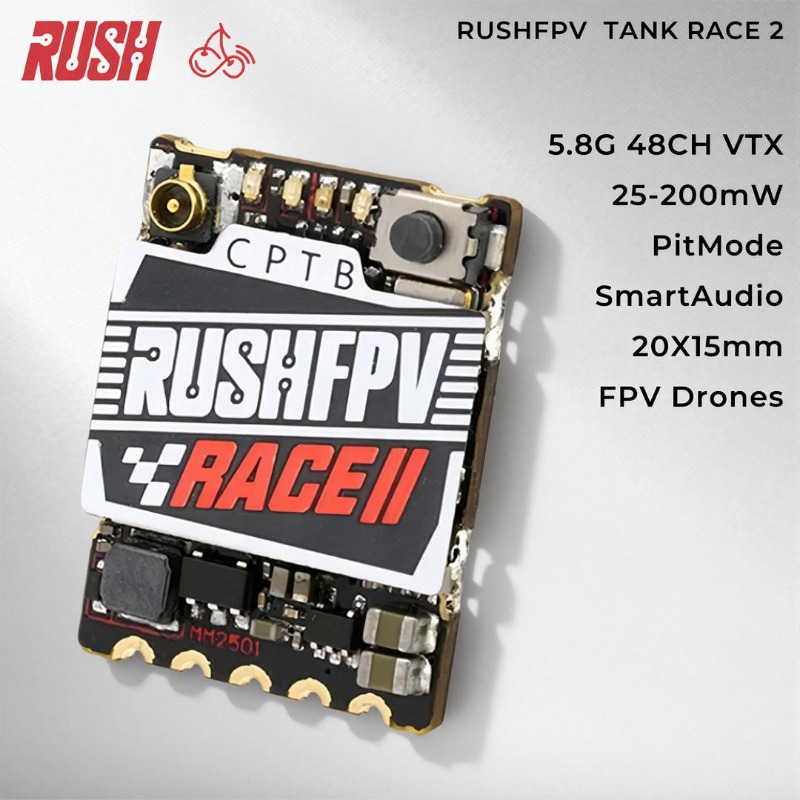 RushFPV 5.8GHz FPV VTX 48CH 25 - Fpv Drone Vtx reseña y precio
